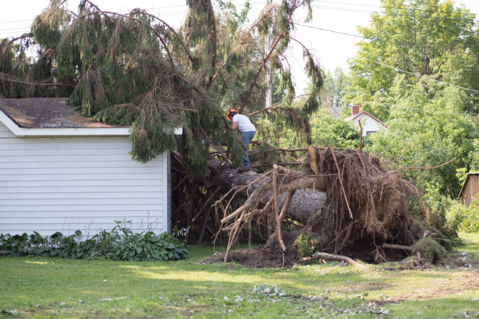 Photo of a Damaged House