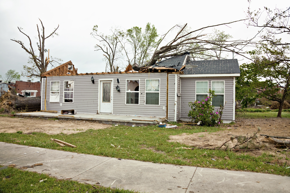 Photo of a Damaged House